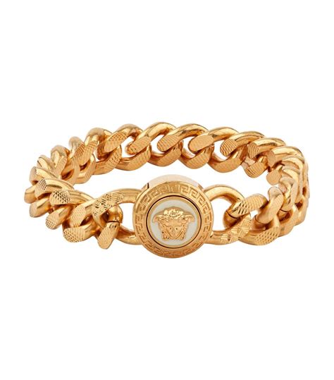 versace mens bracelet|versace men's gold bracelet.